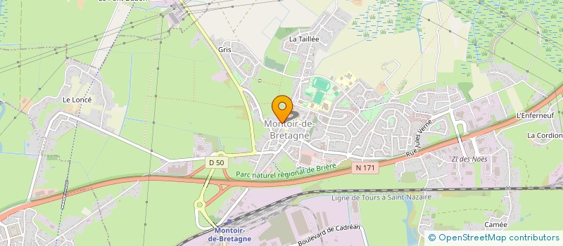 localisation de l'entreprise MADAME CELINE LEFEUVRE  MONTOIR-DE-BRETAGNE