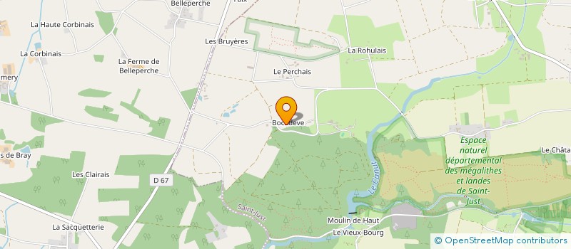 localisation de l'entreprise MADAME CELINE LEFEUVRE  SAINT-JUST