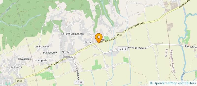 localisation de l'entreprise MADAME CELINE LEFEVRE  SONNAY