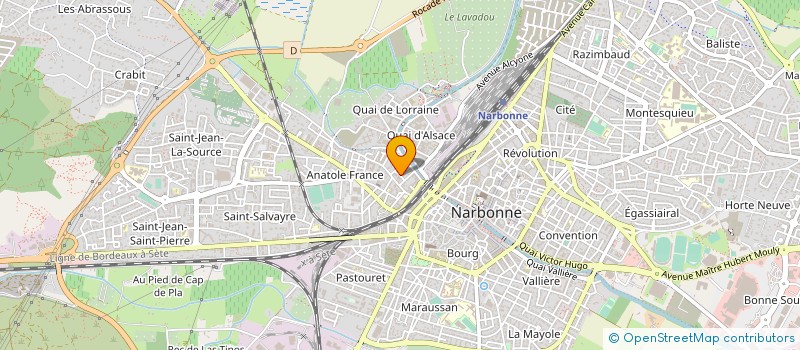 localisation de l'entreprise MADAME CELINE LEFEVRE à NARBONNE