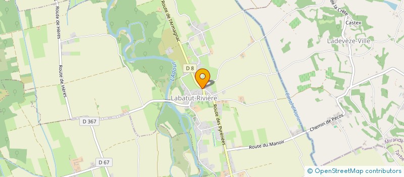 localisation de l'entreprise MADAME CELINE LEFEVRE  LABATUT-RIVIERE