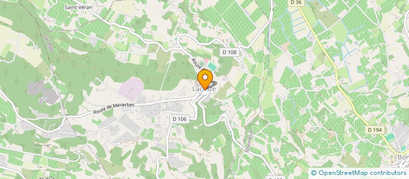 localisation de l'entreprise MADAME CELINE LEFORESTIER  BONNIEUX