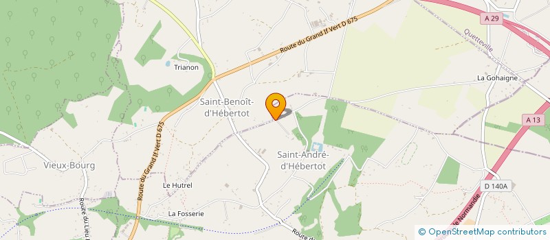 localisation de l'entreprise MADAME CELINE LEFORT à SAINT-ANDRE-D'HEBERTOT