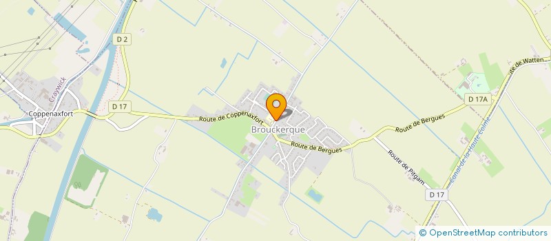 localisation de l'entreprise MADAME CELINE LEGAS  BROUCKERQUE