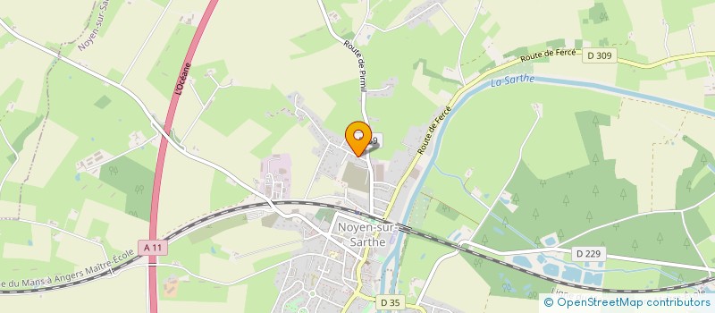 localisation de l'entreprise MADAME CELINE LEGENDRE  NOYEN-SUR-SARTHE