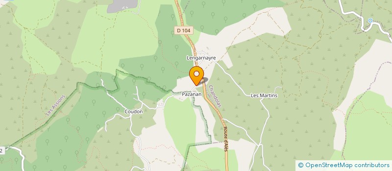 localisation de l'entreprise MADAME CELINE LEGER  LES ASSIONS