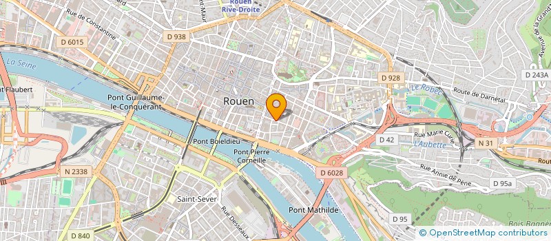 localisation de l'entreprise MADAME CELINE LEGER à ROUEN
