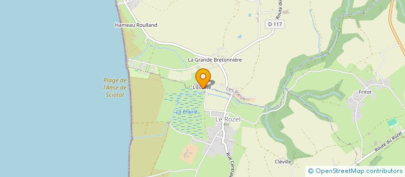 localisation de l'entreprise MADAME CELINE LEGER  LE ROZEL