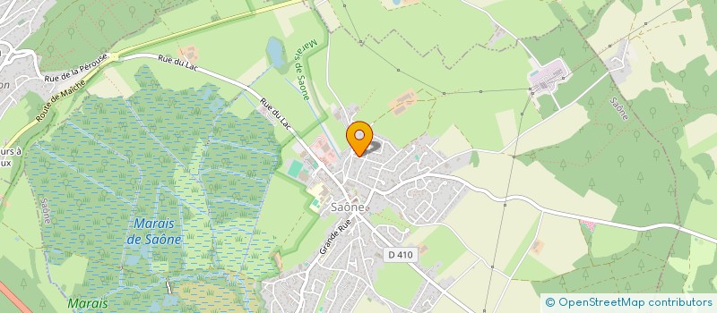 localisation de l'entreprise MADAME CELINE LEGRAIN  SAONE