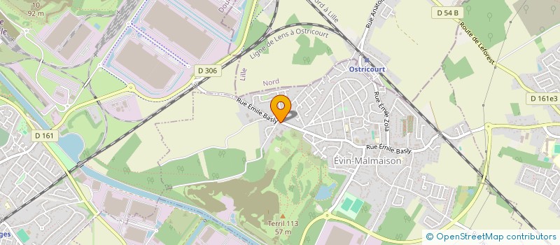 localisation de l'entreprise MADAME CELINE LEGRAIN  EVIN-MALMAISON