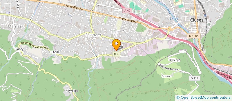 localisation de l'entreprise MADAME CELINE LEGRAND  SCIONZIER