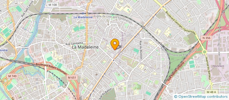 localisation de l'entreprise MADAME CELINE LEGRAND à MARCQ-EN-BARŒUL