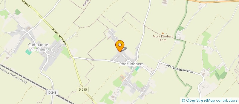 localisation de l'entreprise MADAME CELINE LEGRIS  RODELINGHEM