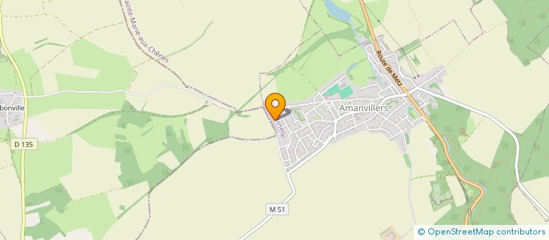 localisation de l'entreprise MADAME CELINE LEHMANN  AMANVILLERS