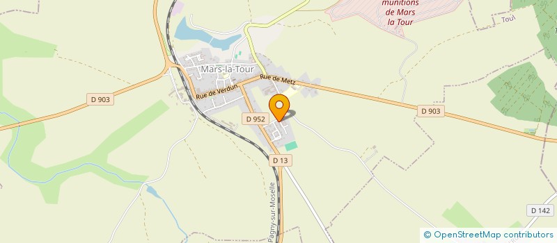 localisation de l'entreprise MADAME CELINE LEJEAU  MARS-LA-TOUR