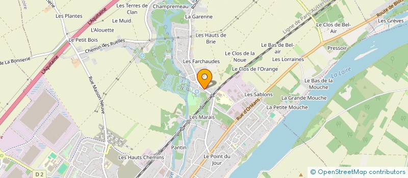 localisation de l'entreprise MADAME CELINE LEJEUNE  MEUNG-SUR-LOIRE