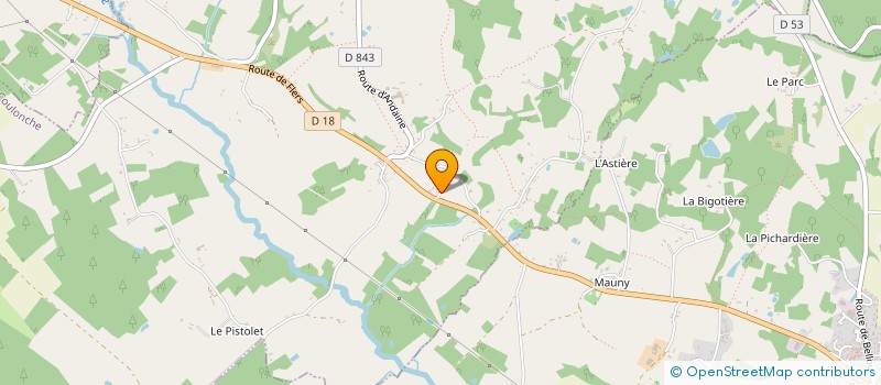 localisation de l'entreprise MADAME CELINE LELEU  LA COULONCHE