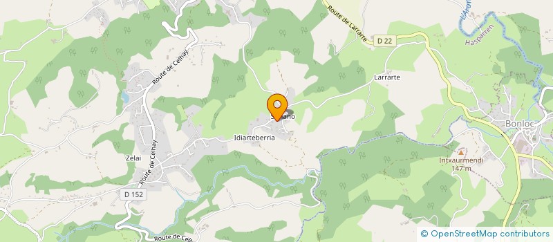 localisation de l'entreprise MADAME CELINE LELIEVRE  HASPARREN