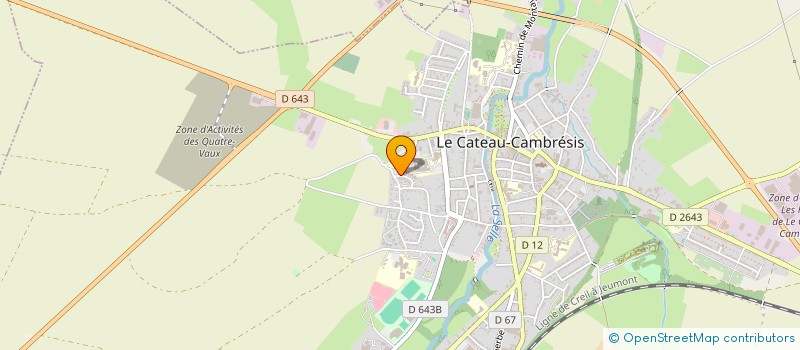 localisation de l'entreprise MADAME CELINE LEMAIRE  LE CATEAU-CAMBRESIS