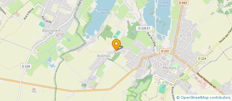 localisation de l'entreprise MADAME CELINE LEMAIRE  BREMES