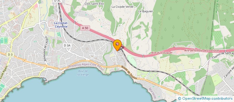 localisation de l'entreprise MADAME CELINE LEMAITRE à LA CIOTAT