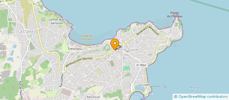 localisation de l'entreprise MADAME CELINE LEMARCHAND  PERROS-GUIREC
