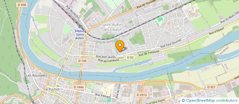 localisation de l'entreprise MADAME CELINE LEMARIE  SAINT-AUBIN-LES-ELBEUF