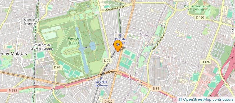 localisation de l'entreprise MADAME CELINE LEMARQUAND à ANTONY