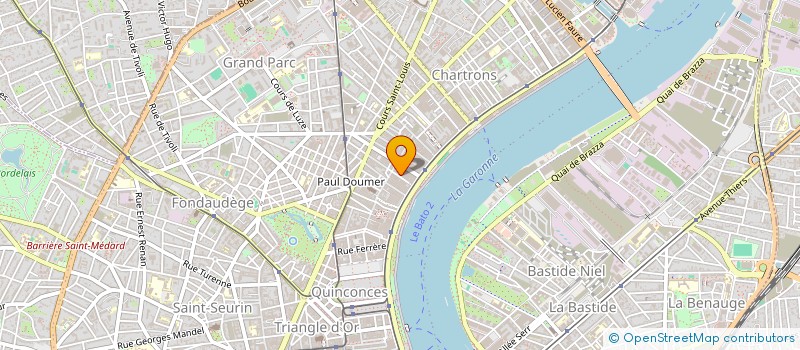 localisation de l'entreprise MADAME CELINE LEMERCIER  BORDEAUX