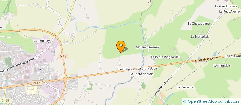 localisation de l'entreprise MADAME CELINE LEMETAYER  ERNEE