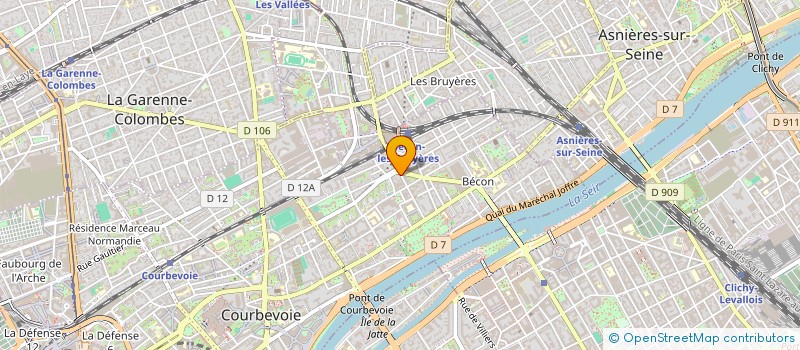localisation de l'entreprise MADAME CELINE LEMOINE à COURBEVOIE