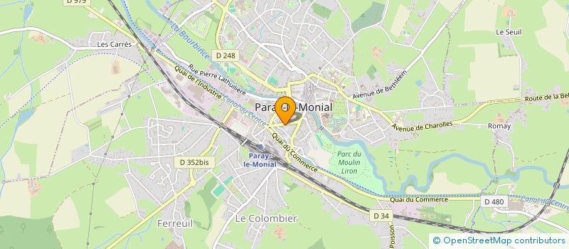 localisation de l'entreprise MADAME CELINE LEMOINE à PARAY-LE-MONIAL