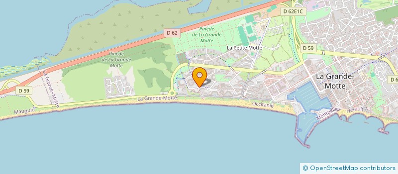 localisation de l'entreprise MADAME CELINE LEMONNIER à LA GRANDE-MOTTE