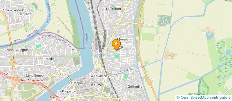 localisation de l'entreprise MADAME CELINE LENFANT  ARLES