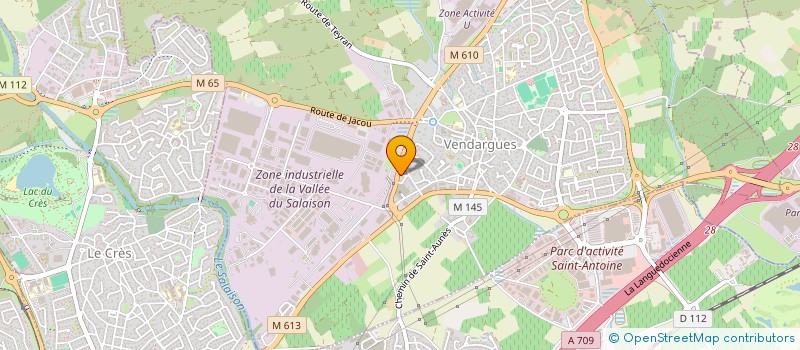 localisation de l'entreprise MADAME CELINE LENFERS à VENDARGUES