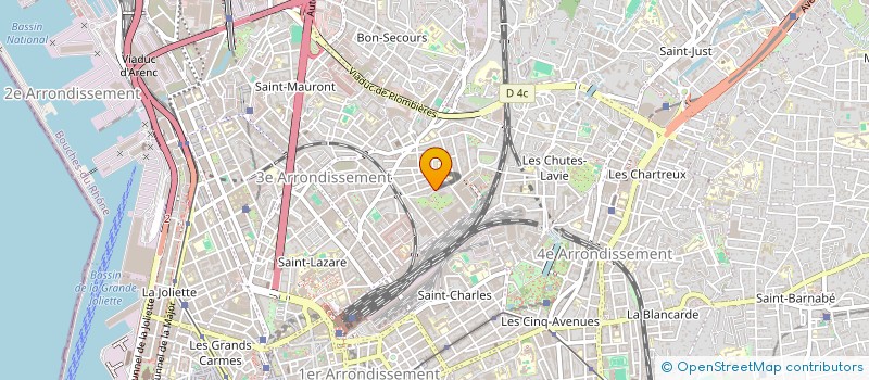 localisation de l'entreprise MADAME CELINE LENOIR à MARSEILLE