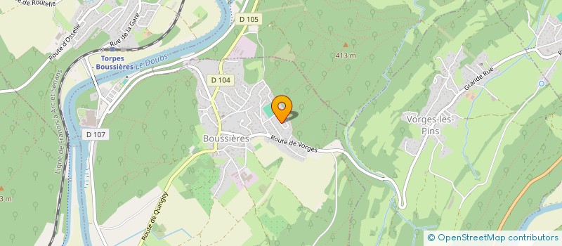 localisation de l'entreprise MADAME CELINE LENOIR  BOUSSIERES