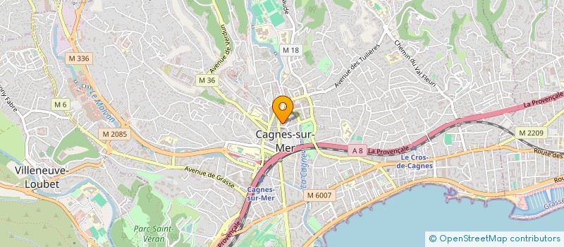 localisation de l'entreprise MADAME CELINE LEONARDI à CAGNES-SUR-MER