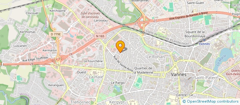localisation de l'entreprise MADAME CELINE LEPAIGNEUL à VANNES