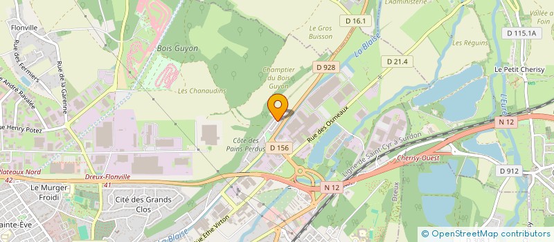 localisation de l'entreprise MADAME CELINE LEROUTIER à DREUX