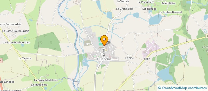 localisation de l'entreprise MADAME CELINE LEROY  QUEBRIAC