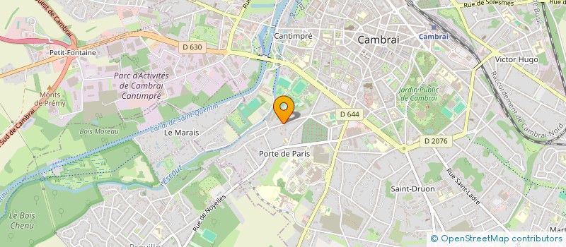 localisation de l'entreprise MADAME CELINE LEROY  CAMBRAI