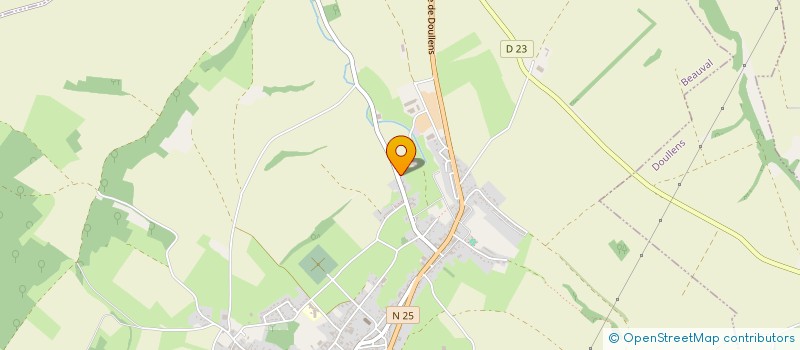 localisation de l'entreprise MADAME CELINE LEROY  BEAUVAL