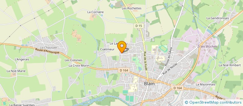localisation de l'entreprise MADAME CELINE LESAIGE à BLAIN