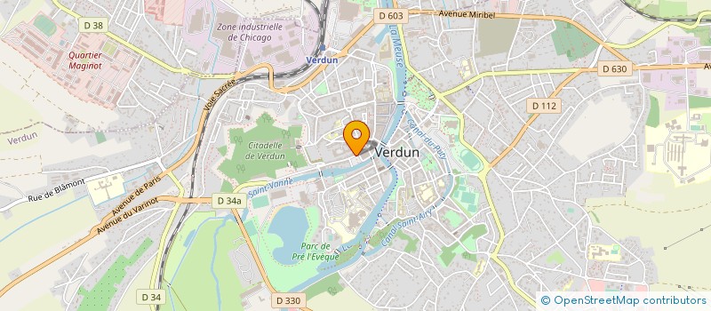 localisation de l'entreprise MADAME CELINE LESOUDIER à VERDUN