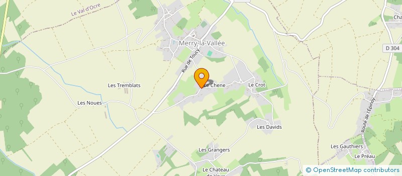 localisation de l'entreprise MADAME CELINE LETOURNEL à MERRY LA VALLEE