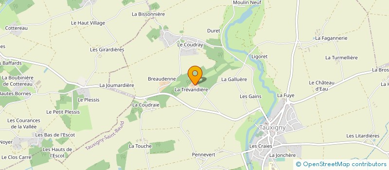 localisation de l'entreprise MADAME CELINE LETOURNEUR  TAUXIGNY-SAINT-BAULD
