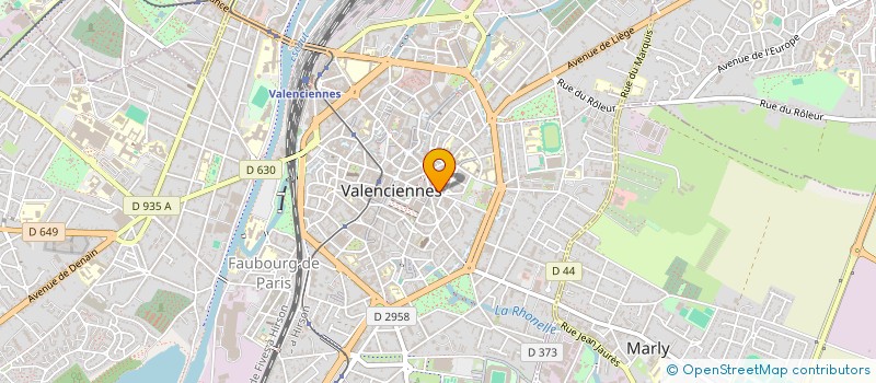 localisation de l'entreprise MADAME CELINE LEVEL à VALENCIENNES
