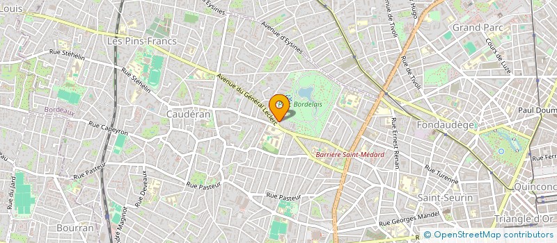 localisation de l'entreprise MADAME CELINE LEVRAT  BORDEAUX