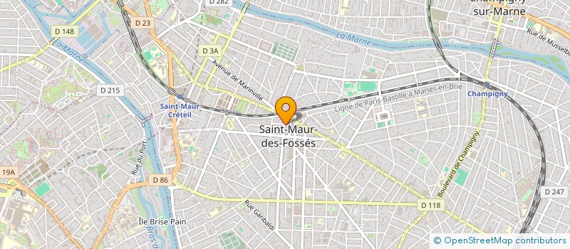 localisation de l'entreprise MADAME CELINE LEVY à SAINT-MAUR-DES-FOSSES